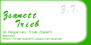 zsanett trieb business card